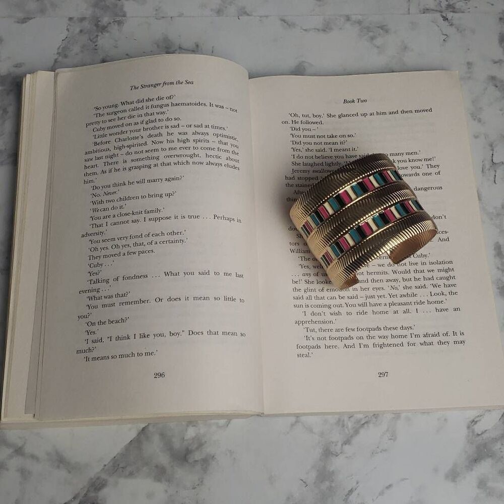 Golden Multicolored Bangle‎ - Picture 3 of 7